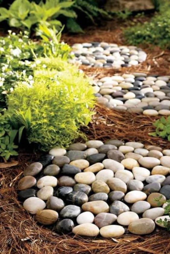 decoração-de-jardim-com-pedras