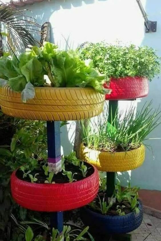decoração-de-jardim-com-vasos