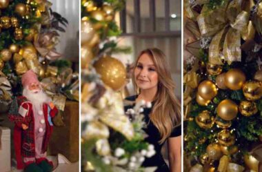 Árvore de Natal de Carla Diaz: Puro Luxo, Requinte e Bom Gosto