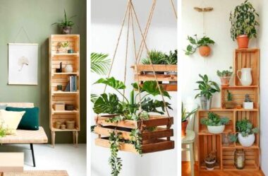 Ideias com caixotes de feira: 13 dicas simples para decorar e organizar a sua casa